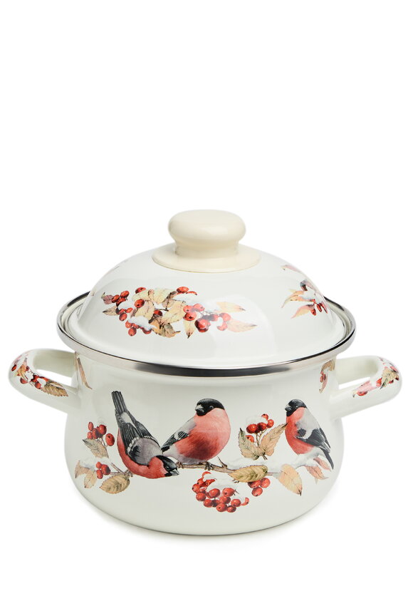 Кастрюля эмалированная 