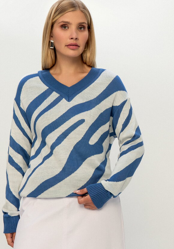 Джемпер с принтом 