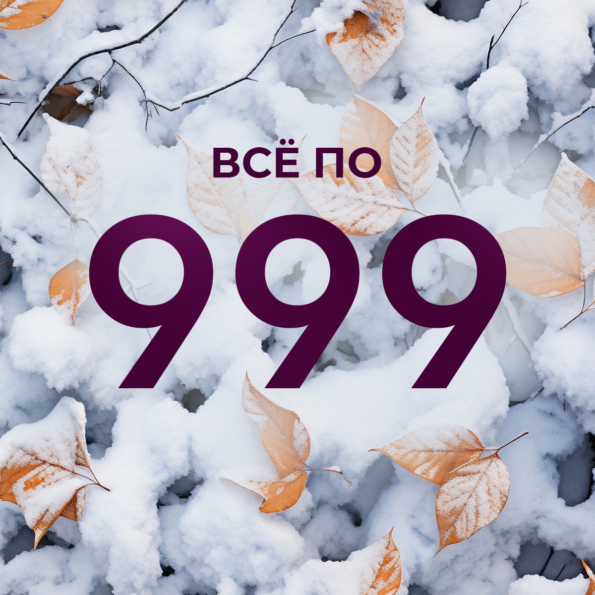 Все по 999