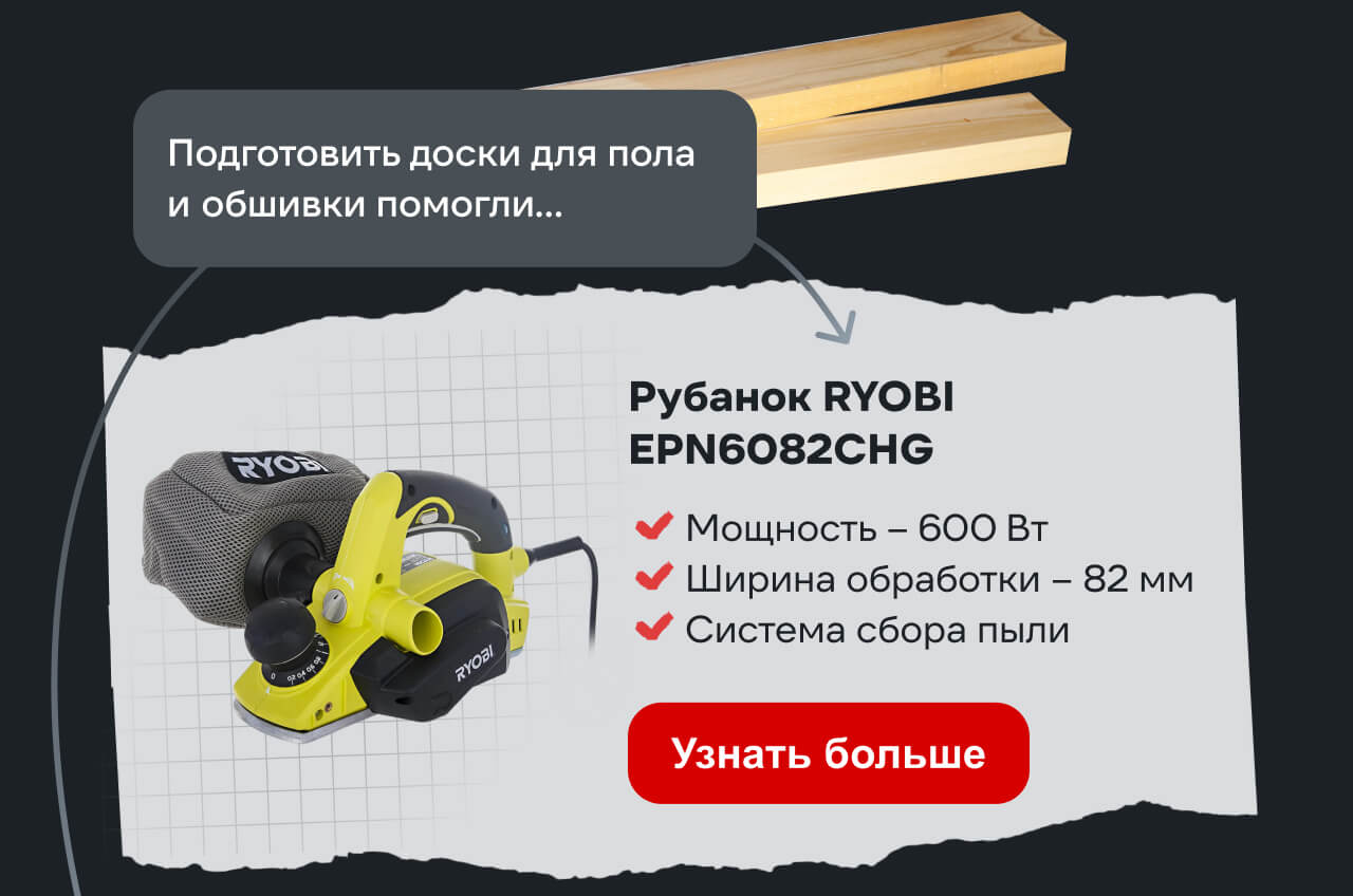 Рубанок RYOBI EPN6082CHG