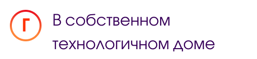 Г. В собственном технологичном доме