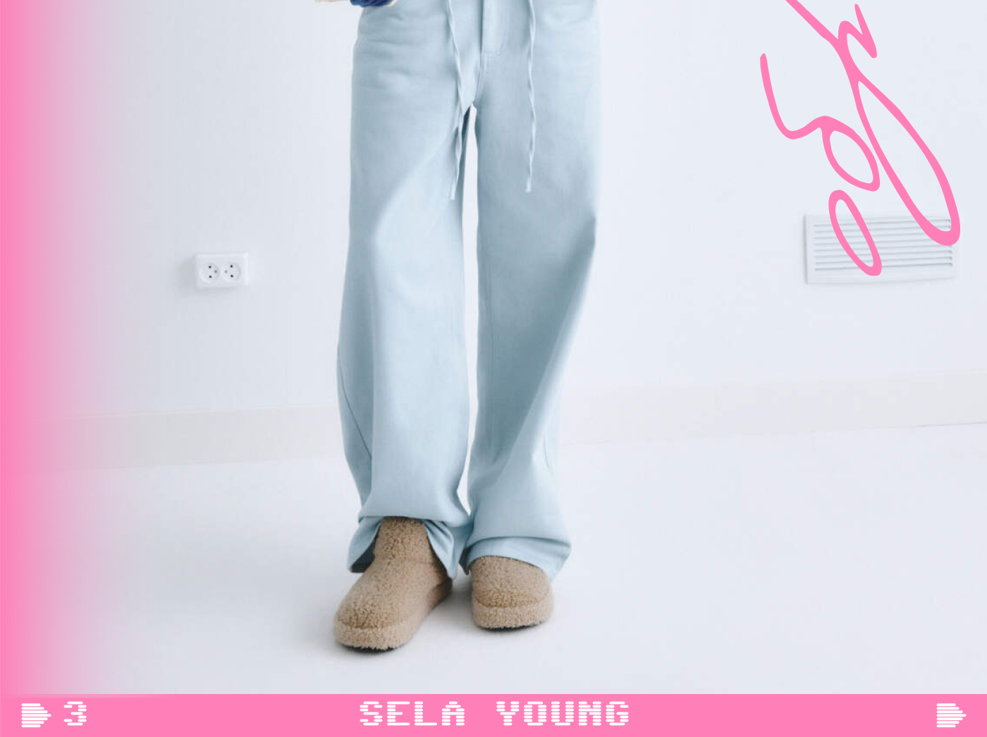 Прямые брюки на заниженной талии из линейки SELA Young