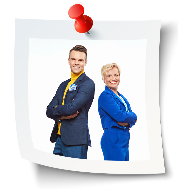 Подключайся! Не пропусти прямой эфир с Виктором и Катрин 14