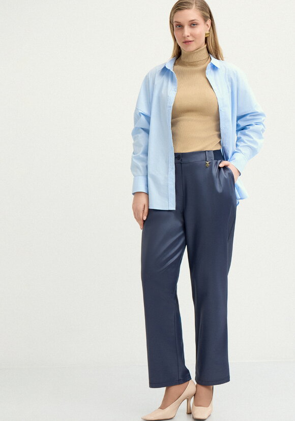 Брюки с комфортным поясом на рeзинке