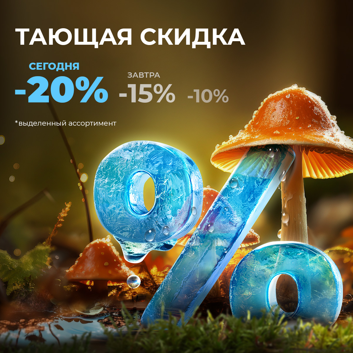 Тающая скидка: -20%