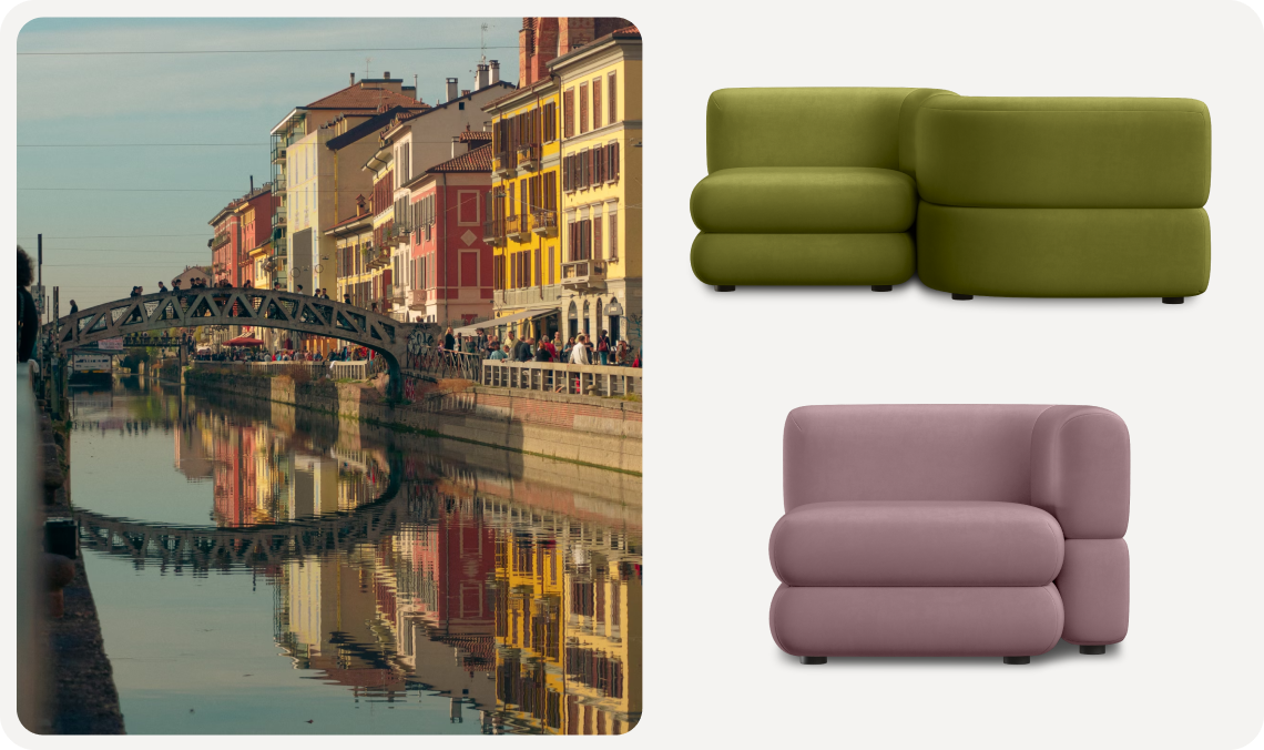 🍝 Остановка [Италия]: диван Brera