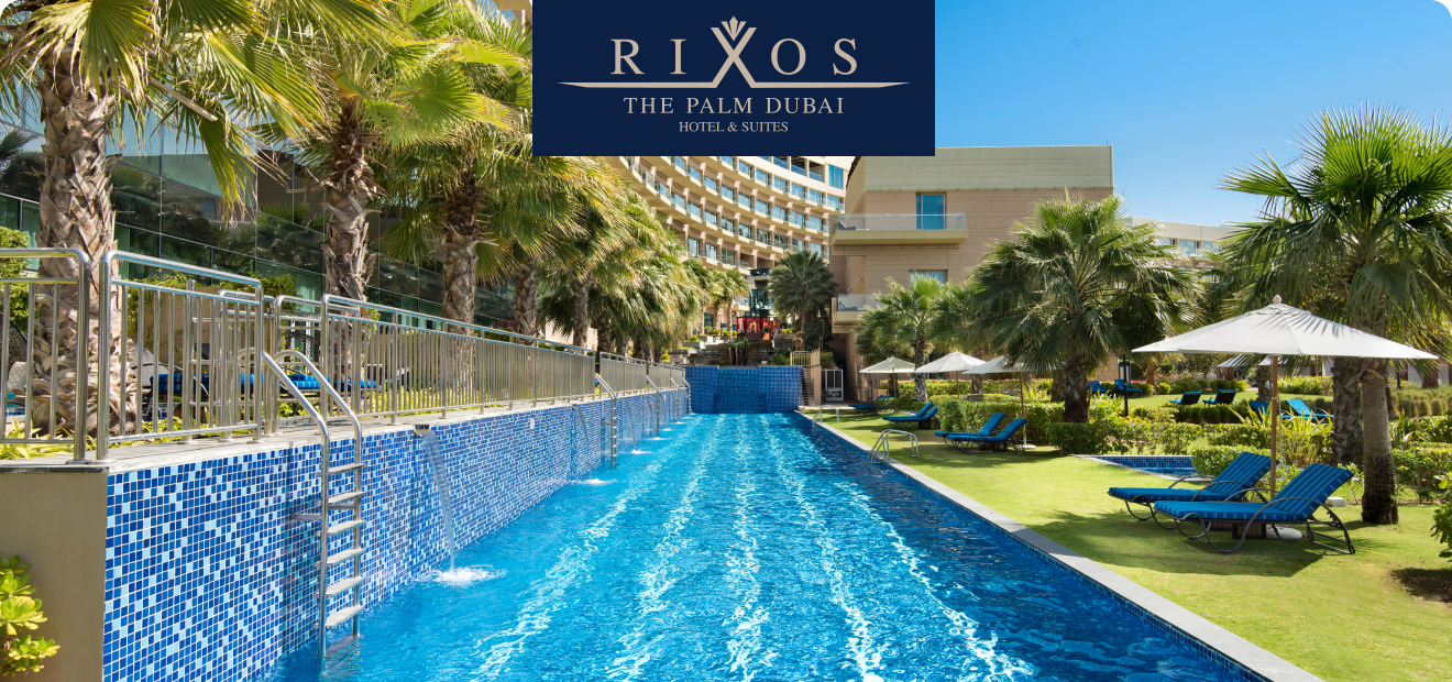 Отель Rixos на культовом острове Пальма Джумейра  1